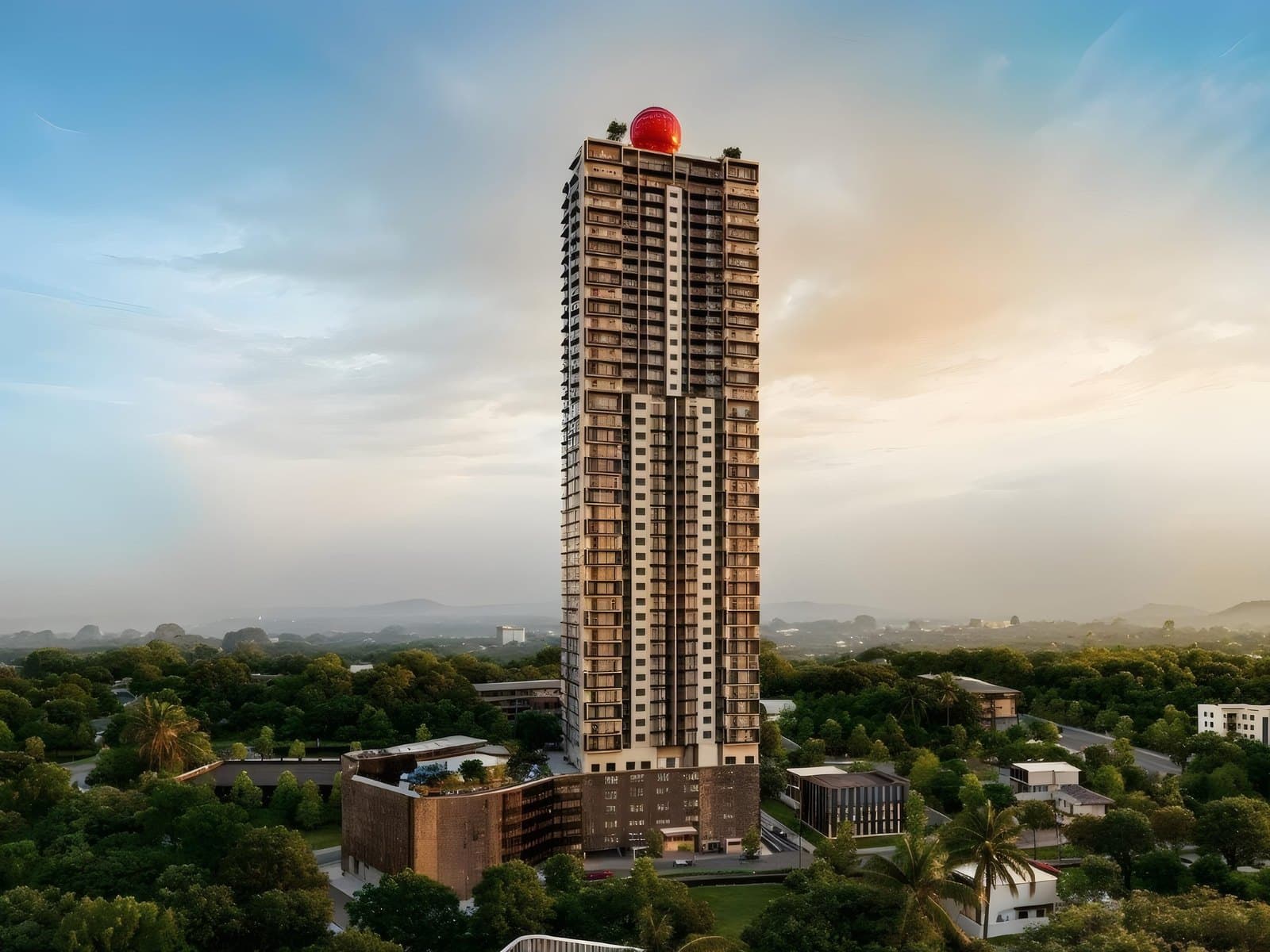 Render of 96 Legends, the group's 46-storey residential tower in Battaramulla