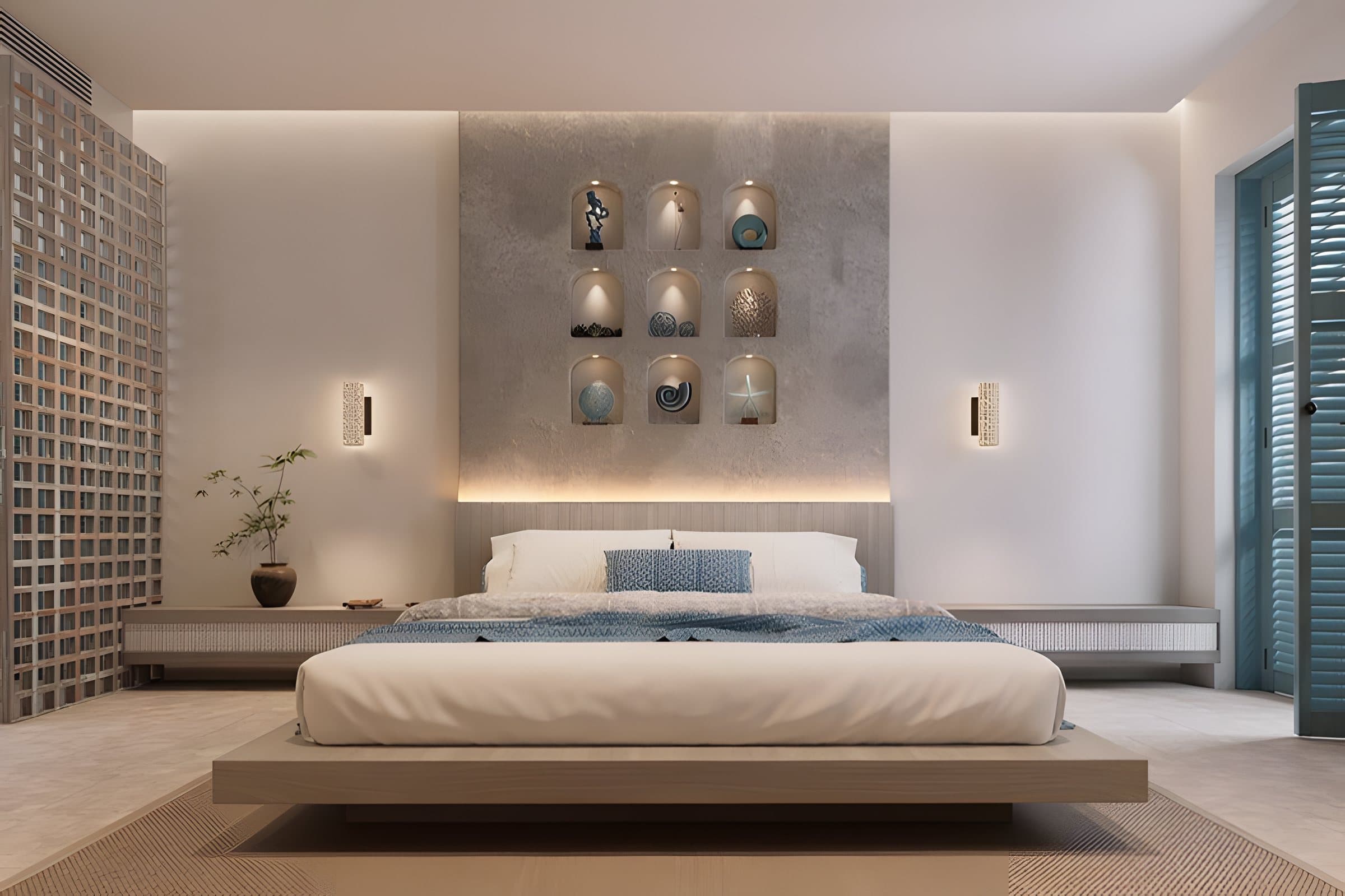 Guest room with garden view