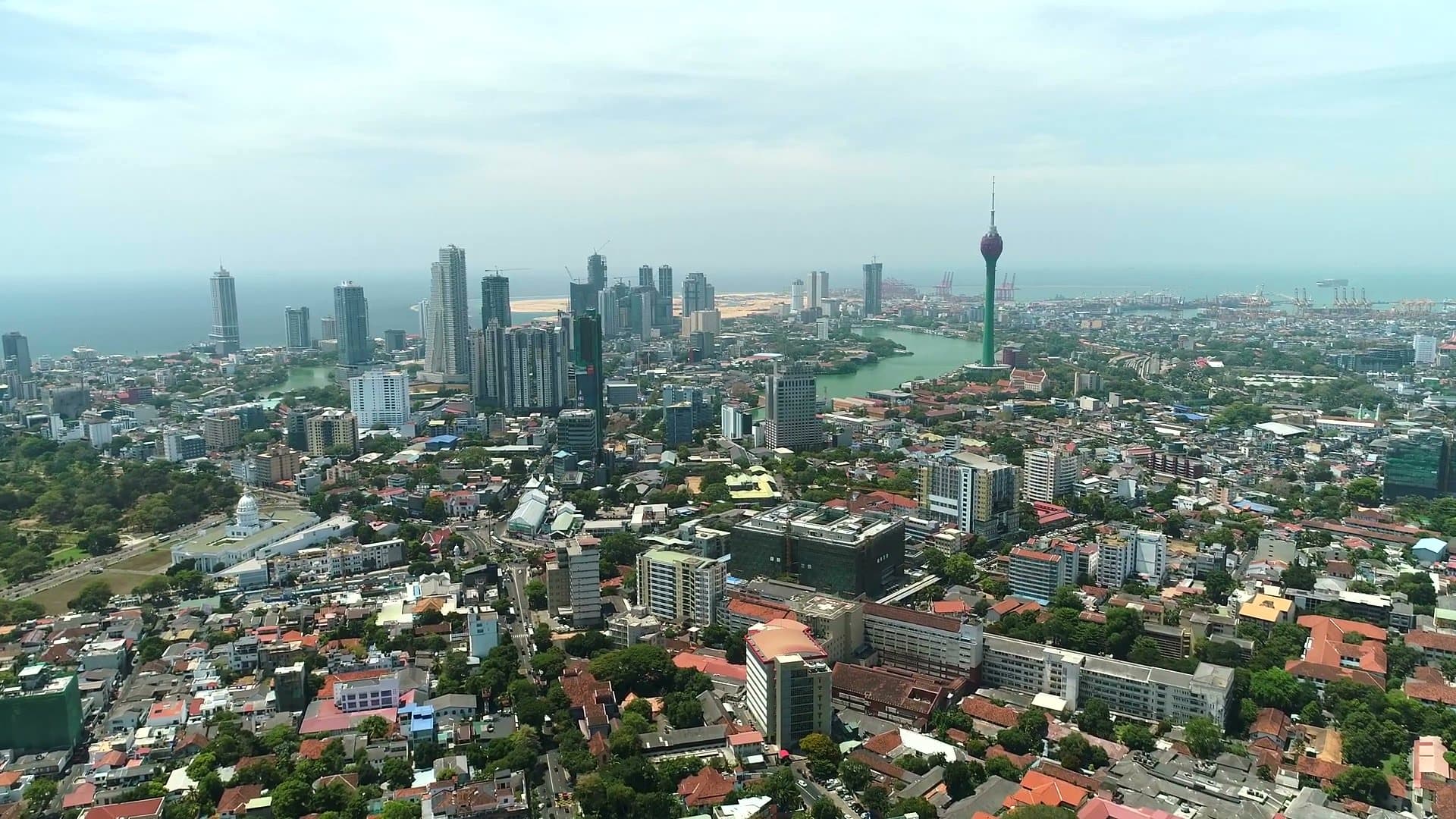 The Colombo skyline by day